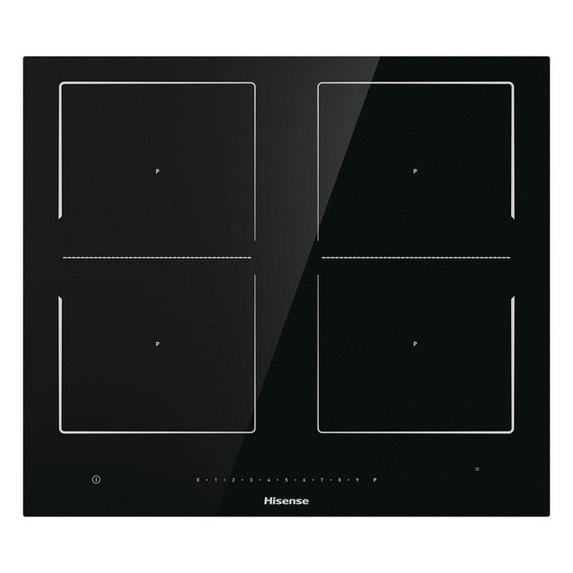 Hisense I6456C induction cooker, 4 burners, ceramic glass, 7360W, touch Control, 59,5 × 5,4 × 52 cm